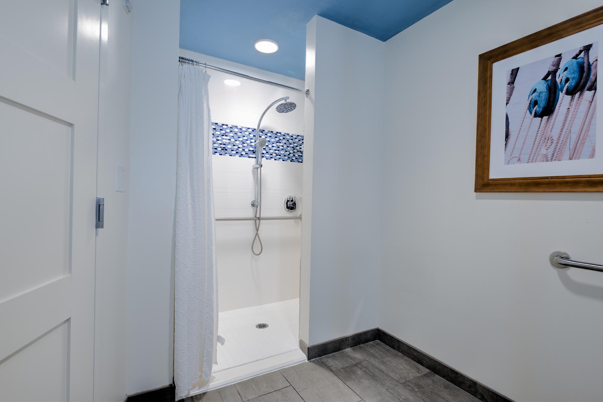 ADA roll-in bathroom